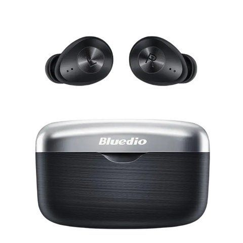 Беспроводные наушники Bluedio Fi Bluetooth aptX с зарядным кейсом Black (3_00588) 3_00588 фото