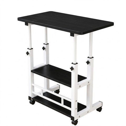 Мобільний столик RIAS MD-C-002 2 полиці регулювання висоти 60&times;40 см Black (3_08779) 3_08779 фото