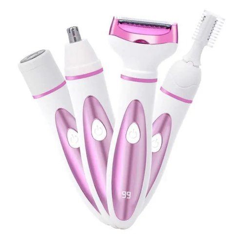 Епілятор жіночий для обличчя та тіла Geemy GM-3161 4в1 акумуляторний 3W Pink (3_06127) 3_06127 фото