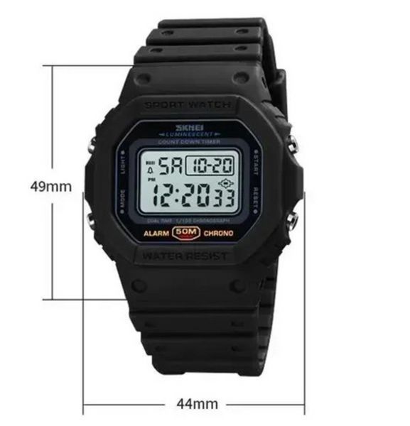 Наручные мужские часы Skmei 1628BKWT White/Black (7_01498) 7_01498 фото