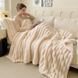 Плед Coral Fleece CF-15 Рельєфні смуги 150&times;200 см Beige (3_08638) 3_08638 фото 6
