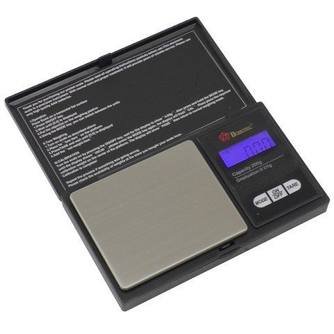 Весы ювелирные электронные Domotec MS-2020 200/0.01 г Black (3_01425) 3_01425 фото