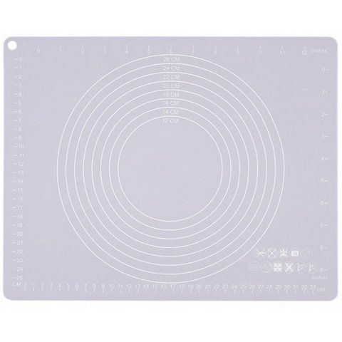 Силіконовий килимок для тіста ERNESTO HG03125C з вимірювальною шкалою 38&times;30 см Purple (3_08279) 3_08279 фото