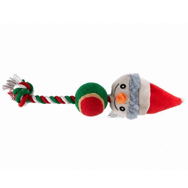 Игрушка для собак Zoofari HW-16639 плюшевая перетяжка с пищалкой Red-Green (3_08489) 3_08489 фото