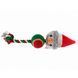 Игрушка для собак Zoofari HW-16639 плюшевая перетяжка с пищалкой Red-Green (3_08489) 3_08489 фото 2