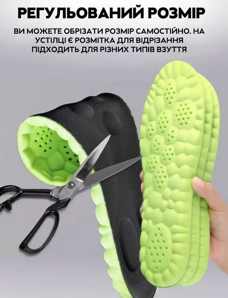 Анатомические стельки 4D с пружинящим эффектом Размер 45-46 (3_04491) 3_04491 фото
