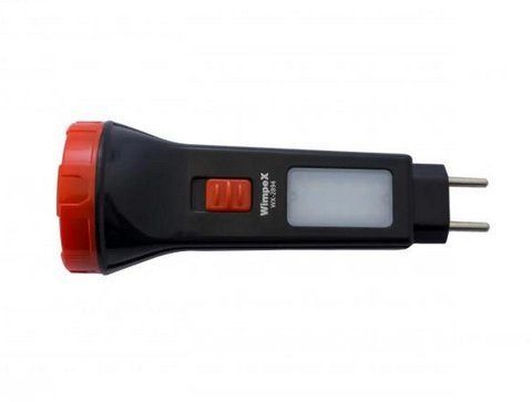 Фонарь ручной аккумуляторный Wimpex WX-2894 1+12 LED зарядка от сети Black (7_00858) 7_00858 фото