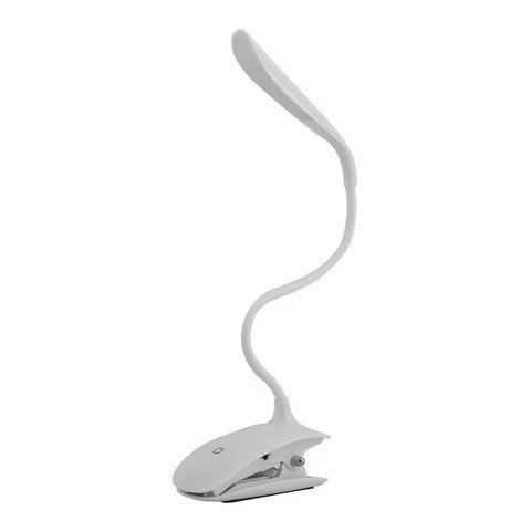 Настольная светодиодная лампа RIAS SST-812 аккумуляторная на прищепке 14LED 2W White (3_05784) 3_05784 фото