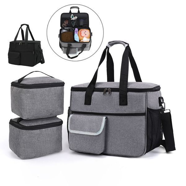 Дорожная сумка для животных CosmoPet CP-1034 с термоконтейнерами Grey (3_06647) 3_06647 фото