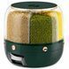 Контейнер-диспенсер для круп RIAS KF8983 з обертовим корпусом 24&times;24&times;24 см Emerald (3_08590) 3_08590 фото 1