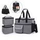 Дорожная сумка для животных CosmoPet CP-1034 с термоконтейнерами Grey (3_06647) 3_06647 фото 2