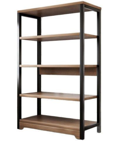 Стелаж підлоговий RIAS R-126 з відкритими полицями 60x126x30 см Brown (3_08233) 3_08233 фото