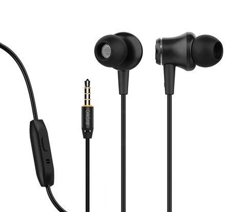 Вакуумные наушники Celebrat G5 проводные с микрофоном Mini-Jack 3.5 mm Black (7_01326) 7_01326 фото