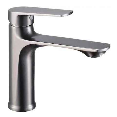Змішувач одноважільний Lilomix FYR-8805-03 для раковини та умивальника Satin/Matte Chrome (3_08099) 3_08099 фото