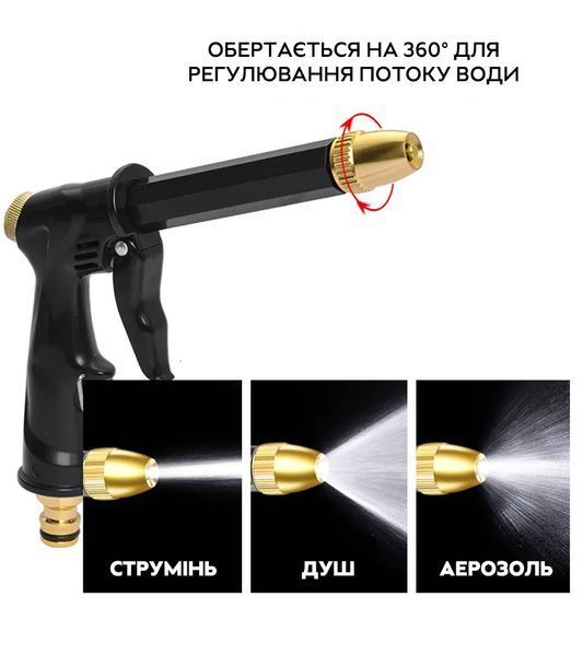 Насадка распылитель RIAS для поливочного шланга Black (3_04492) 3_04492 фото