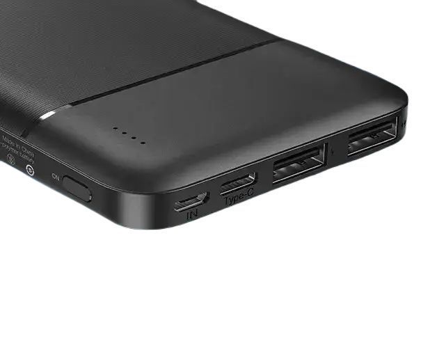 Внешний аккумулятор Power Bank Remax RPP-96 2xUSB Type-C 10000 mAh Black (3_02475) 3_02475 фото