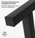 Стеллаж книжный RIAS G633A Loft 5 полок 100x30x143 см Rosewood-Black (3_08137) 3_08137 фото 6