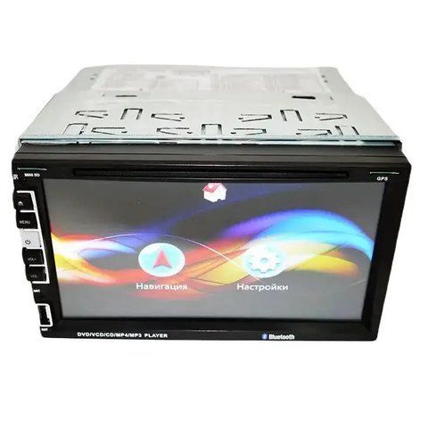 Автомагнітола RIAS PI 803 2din 7" GPS+USB+SD+Bluetooth+DVD-TV+Пульт ДК 4х60W (3_05623) 3_05623 фото