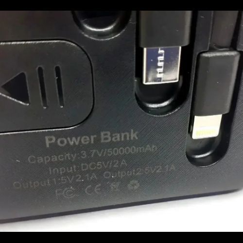 Внешний аккумулятор Power Bank BLIC BPW2 с фонариком 50000 mAh 2xUSB Type-C Black (3_07546) 3_07546 фото