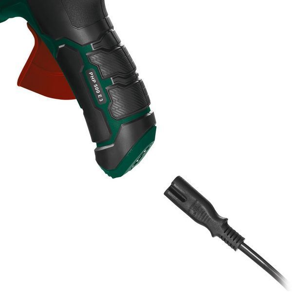 Клейовий пістолет PARKSIDE PHP 500 E3 зі станцією та стрижнями 500W (3_08498) 3_08498 фото
