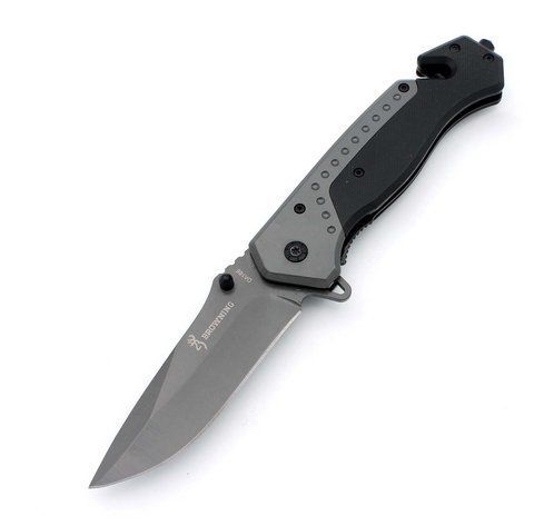 Складной нож Browning DA166 22см Black-Grey (7_00264) 7_00264 фото