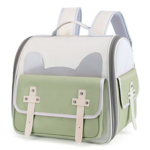 Рюкзак для перенесення домашніх тварин CosmoPet CP-66 38х37х23см Green (3_04965) 3_04965 фото