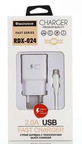 Мережевий зарядний пристрій REDDAX RDX-024 15W USB+Type-C White (7_03235) 7_03235 фото