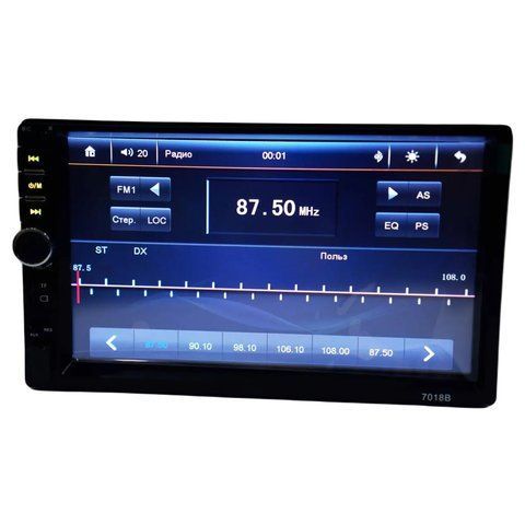 Автомагнітола 7018B 1din 7" сенсорний екран USB+SD+Bluetooth+Пульт ДК 4x45W (3_03585) 3_03585 фото