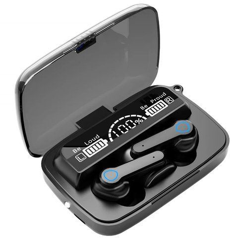 Беспроводные наушники ZONGJI M19 TWS Bluetooth с зарядным кейсом Black (7_01364) 7_01364 фото