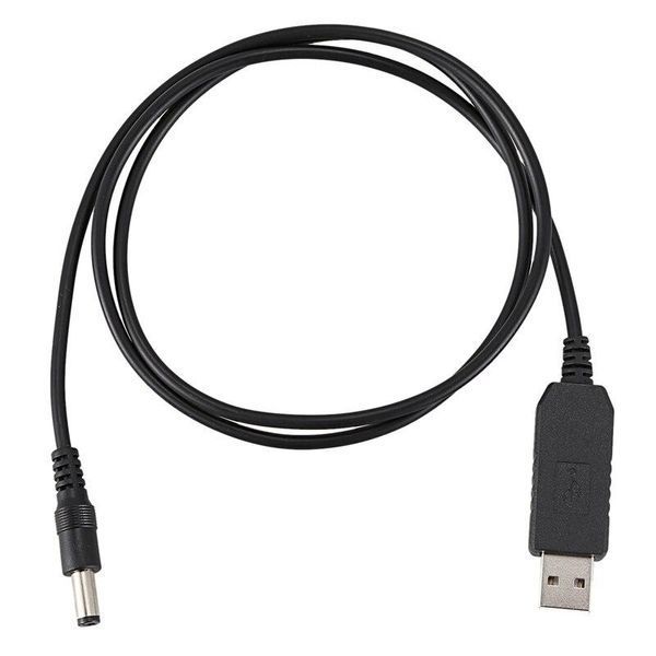Кабель конвертер RIAS для Wi-Fi роутера с 5V на 9V USB - 5.5x2.1 мм 1A 1.15 м Black (3_02542) 3_02542 фото