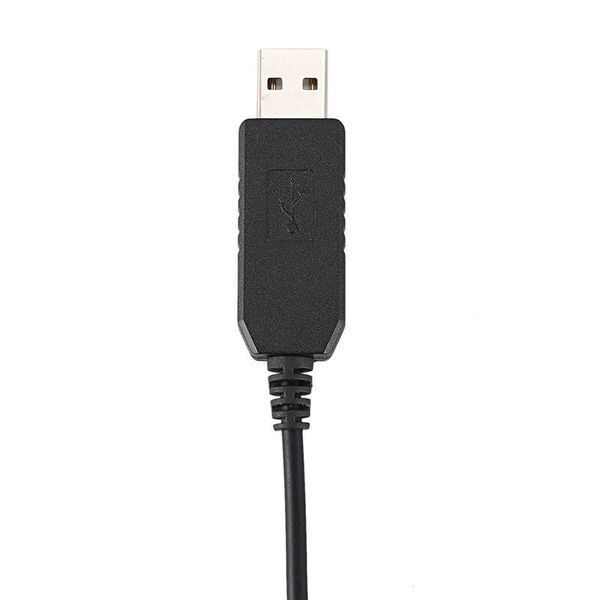 Кабель конвертер RIAS для Wi-Fi роутера с 5V на 9V USB - 5.5x2.1 мм 1A 1.15 м Black (3_02542) 3_02542 фото