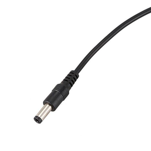 Кабель конвертер RIAS для Wi-Fi роутера с 5V на 9V USB - 5.5x2.1 мм 1A 1.15 м Black (3_02542) 3_02542 фото