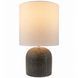Настольная лампа LIVARNO Home 14177206L керамическая с текстильным абажуром 28 см Dark Grey-White (3_08549) 3_08549 фото 2
