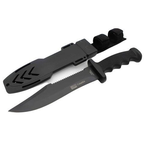 Тактический охотничий нож Columbia 1228A с Чехлом 32см Black (7_00782) 7_00782 фото