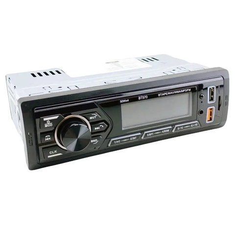 Автомагнітола RIAS BT570 1din RGB MP3+FM+USB+microSD+AUX+Bluetooth з пультом ДК 4х50W Black (3_05626) 3_05626 фото