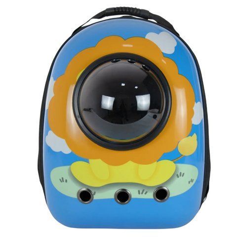 Рюкзак для перенесення домашніх тварин CosmoPet CP-87 з ілюмінатором 38х28х20см Lion (3_06103) 3_06103 фото