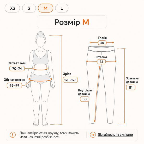 Легінси жіночі RIAS Безшовні з високою талією та push-up ефектом M Grey (3_08601) 3_08601 фото