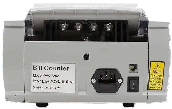 Счетчик банкнот RIAS WX-7252 с УФ-детекцией и выносным экраном White (3_08756) 3_08756 фото
