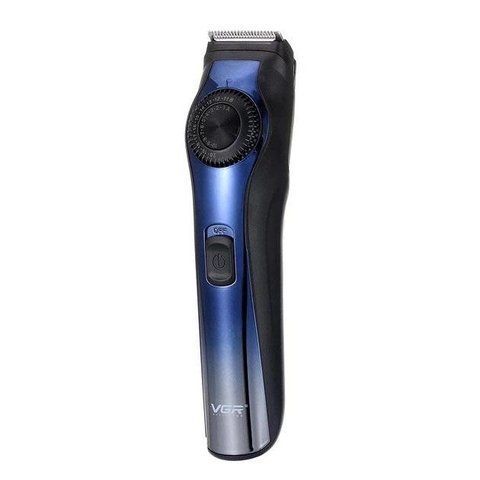 Машинка для стрижки волос VGR V-080 LED-дисплей аккумуляторная Blue-Black (3_04275) 3_04275 фото