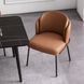 Стул для кухни RIAS DSF-198 с мягкой спинкой и стальным каркасом 77x57x60 см Brown (УЦЕНКА) 1_08213 фото 8