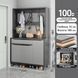 Шафа для взуття з вішалкою RIAS BA27-100 комбінована 100x32x180 см Grey (3_08147) 3_08147 фото 5