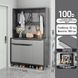 Шафа для взуття з вішалкою RIAS BA27-100 комбінована 100x32x180 см Grey (3_08147) 3_08147 фото 4